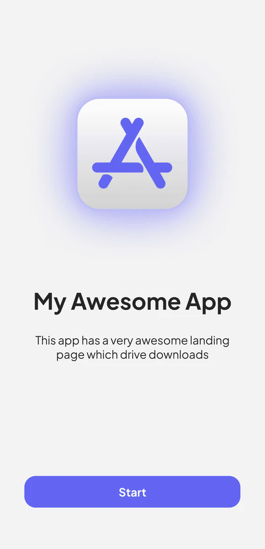 AppLaunchPage user scenario image