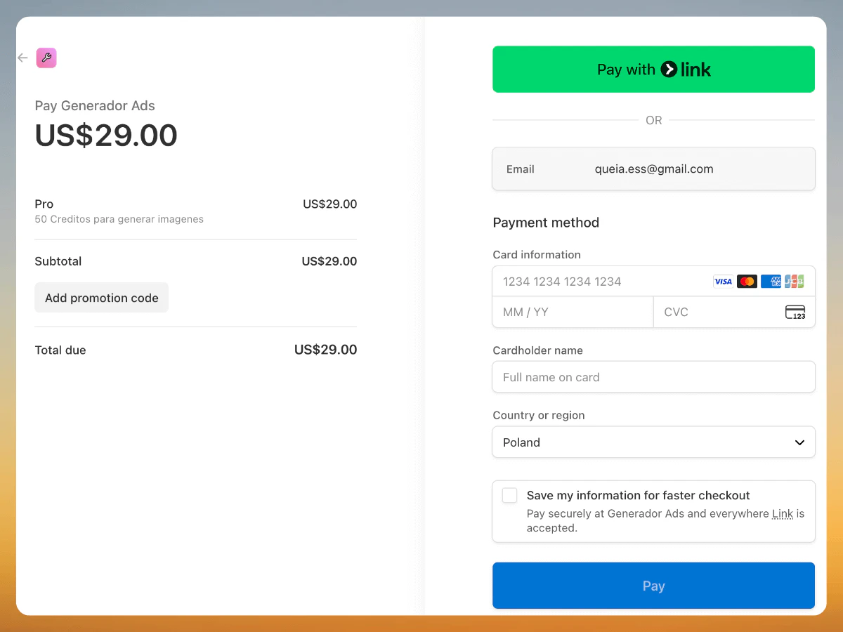 aprendevibecoding use case example of payment integration