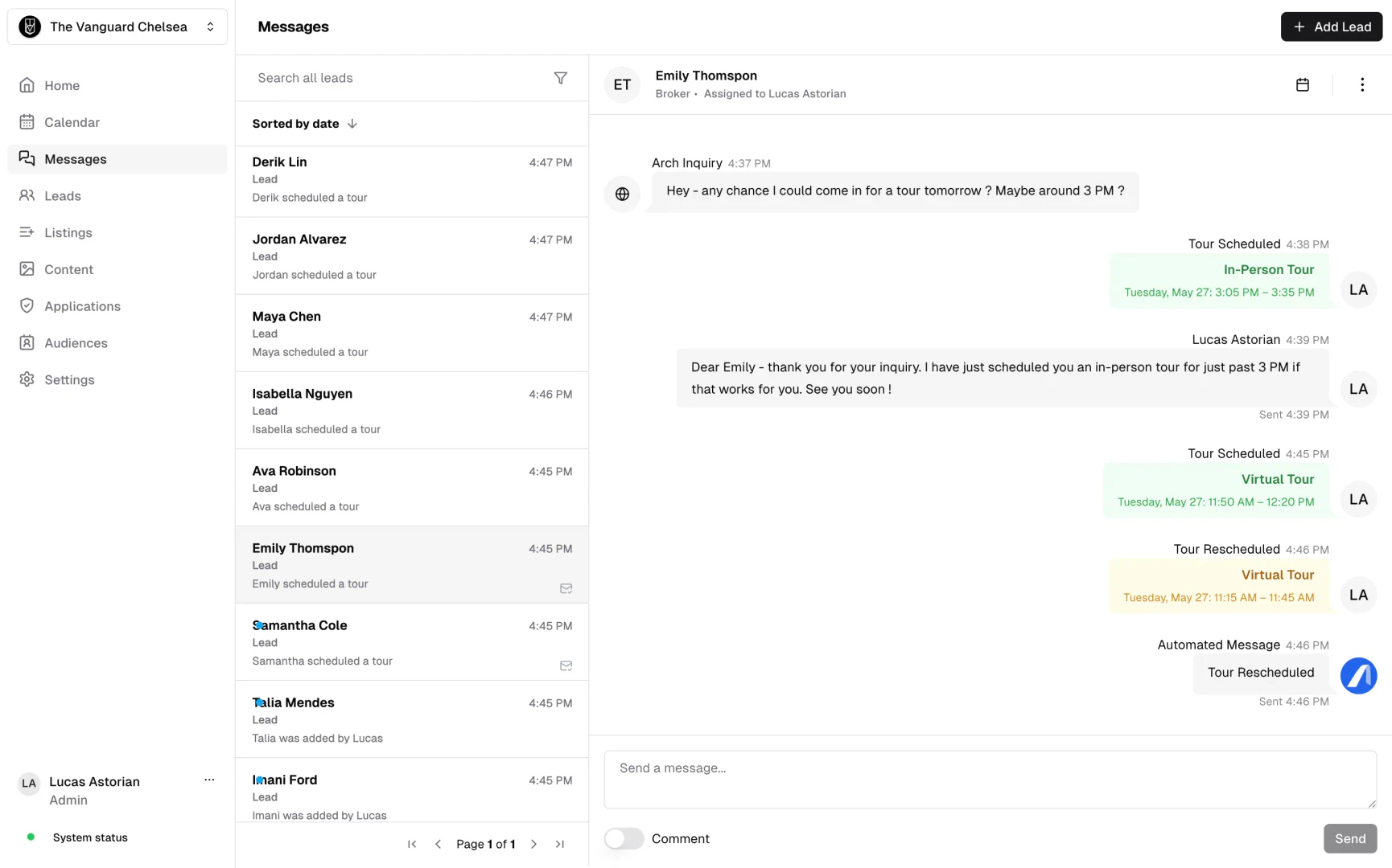 Arch unified team inbox feature