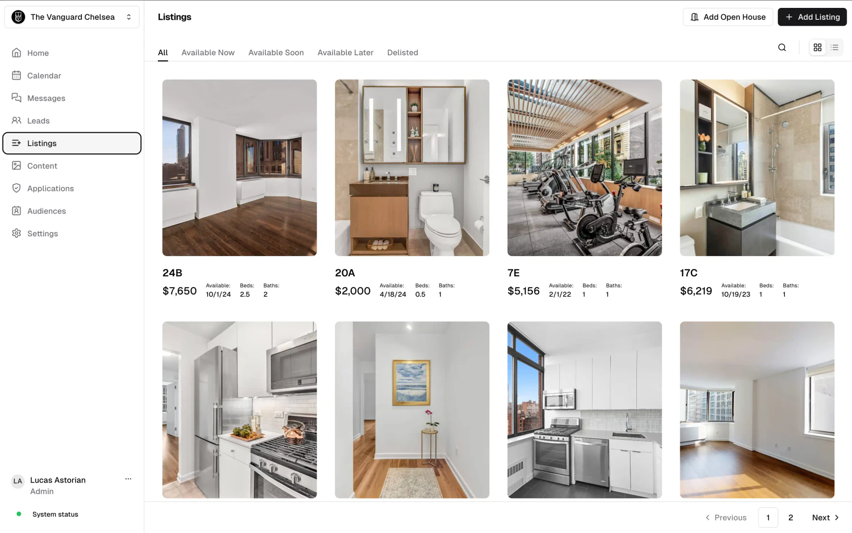 Arch product interface overview