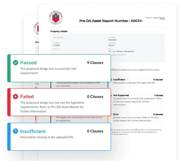 Archistar AI PreCheck user scenario