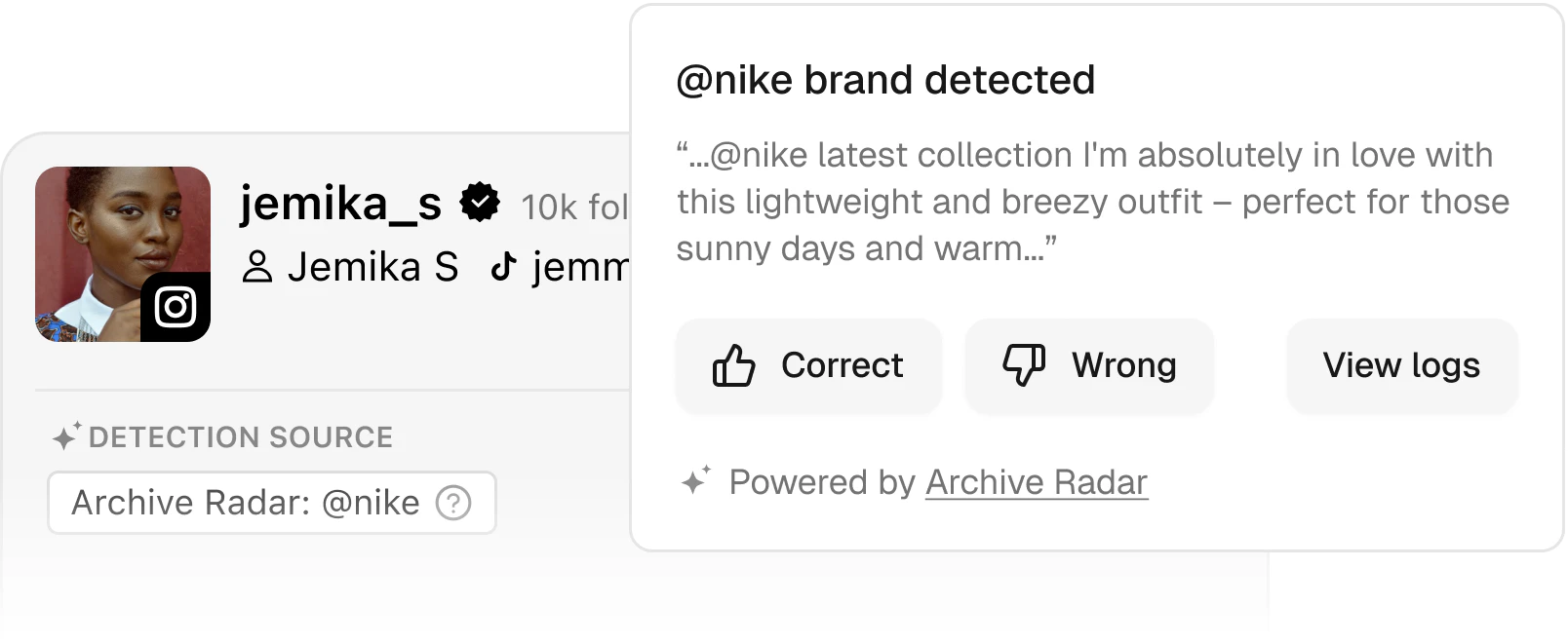 Archive AI video social listening feature