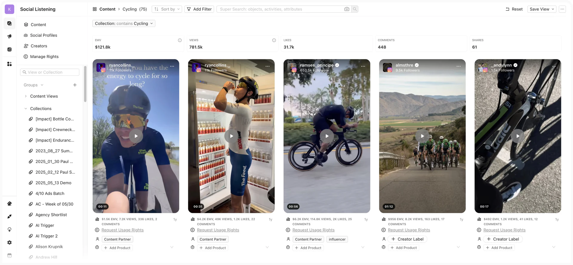 Archive product overview and interface