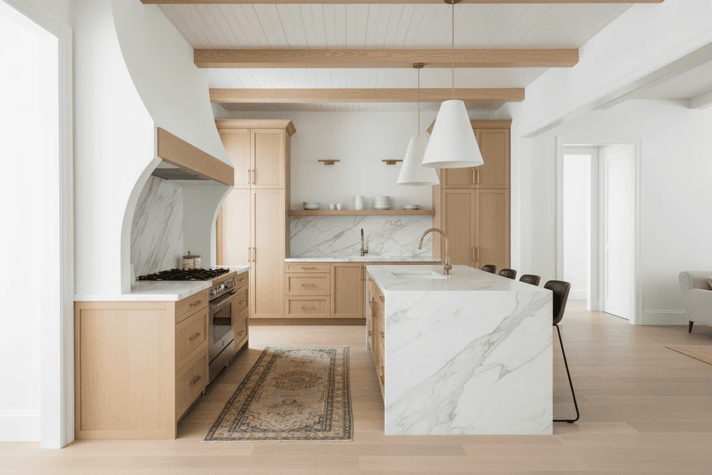 ArchRender product interface showcasing photorealistic rendering