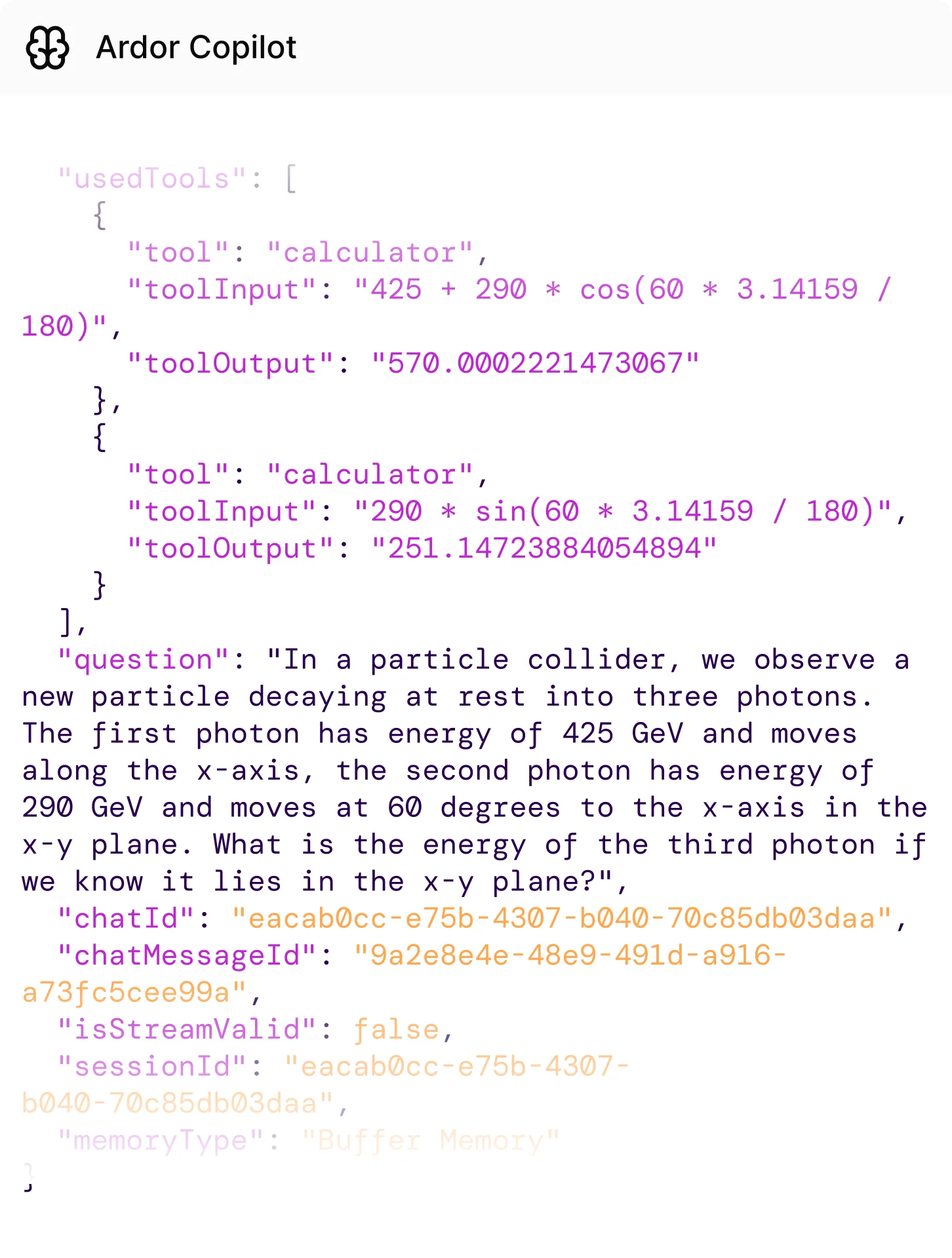 Ardor AI agent design features