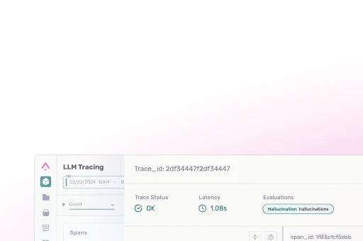 Arize product overview interface