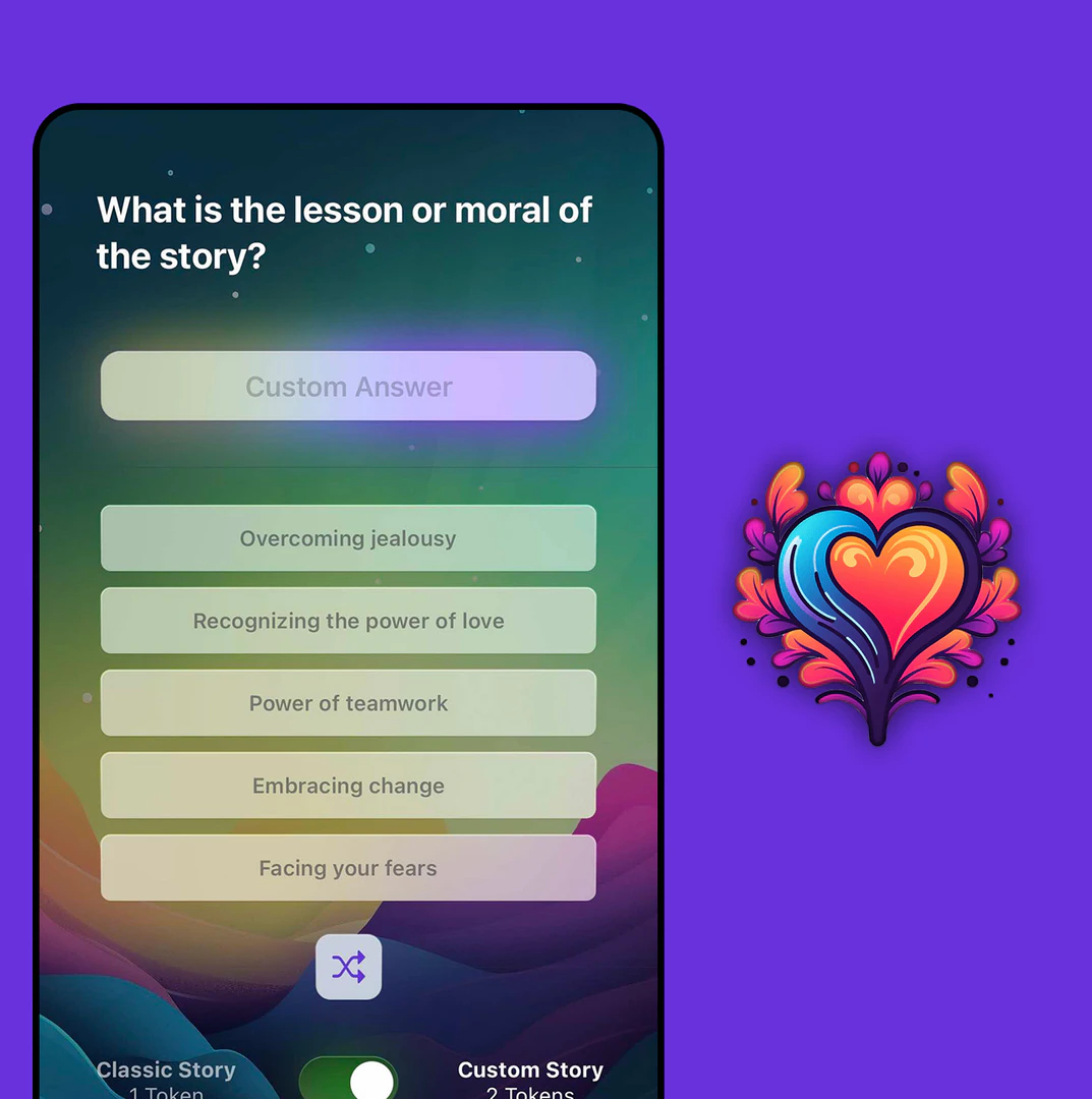 Artemis AI Bedtime Stories usage step 3