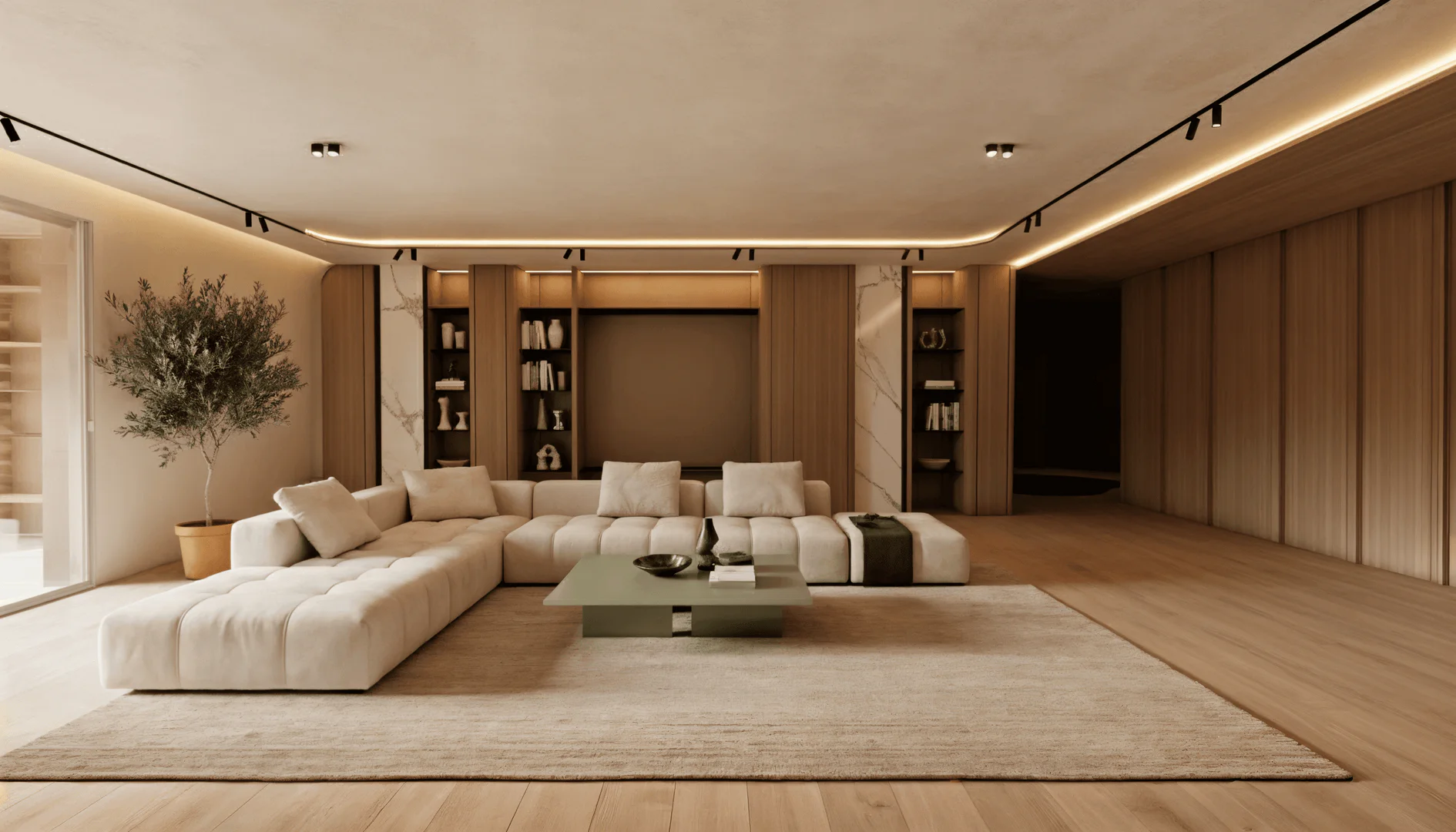 Artevia feature demonstration of living room redesign