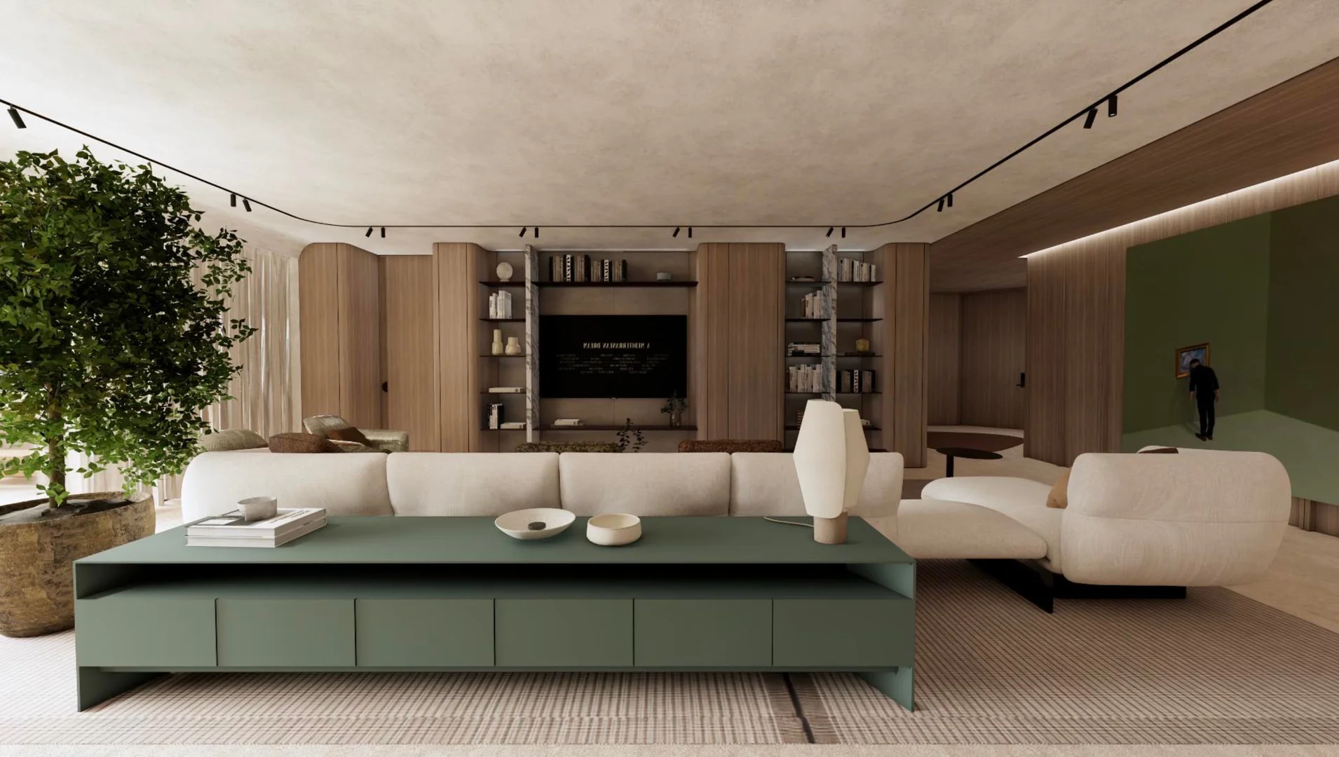 Artevia real application scenario for living room design