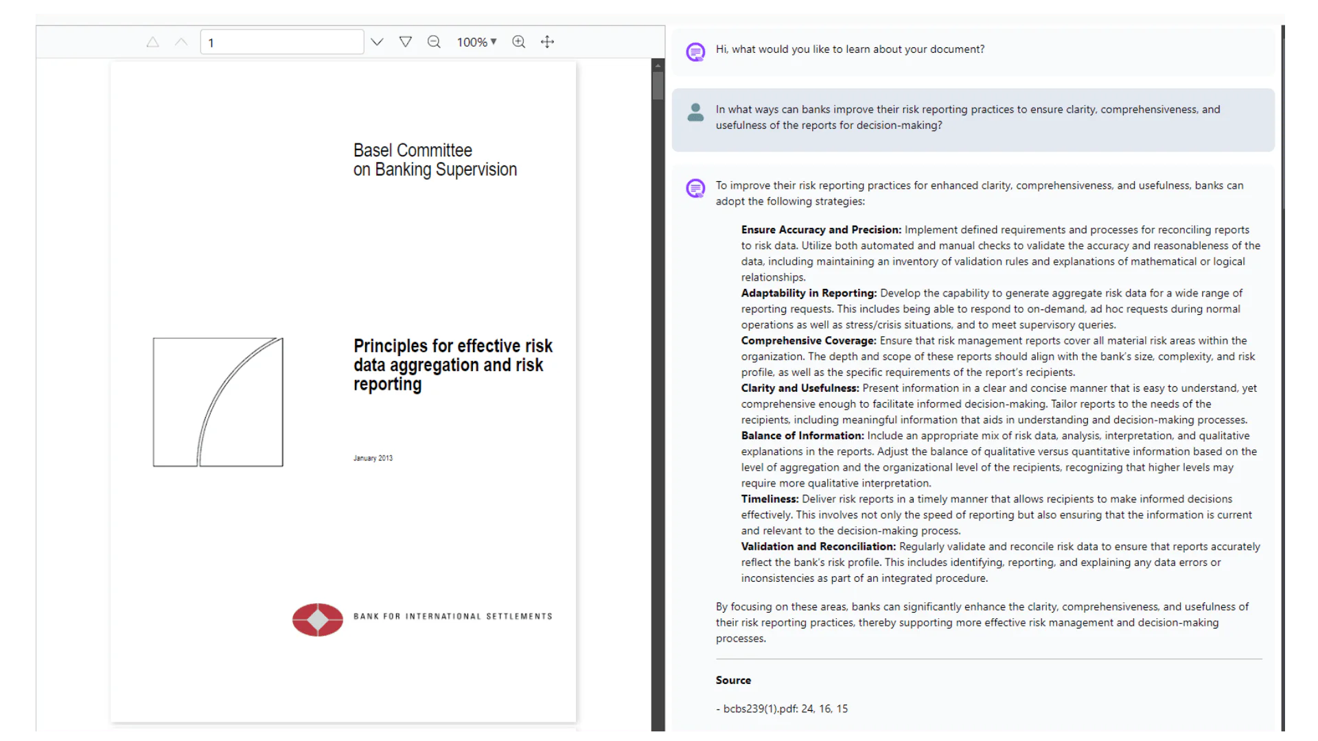 AskDocs product interface overview