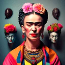 AskTheEvercel feature with Frida Kahlo