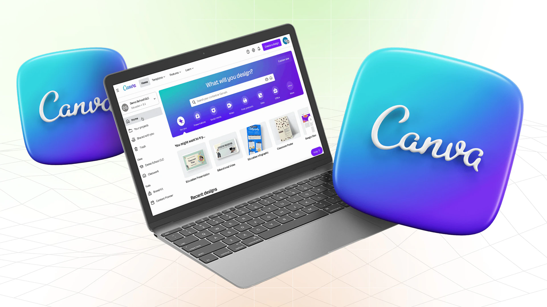 Assetbay Canva templates demonstration