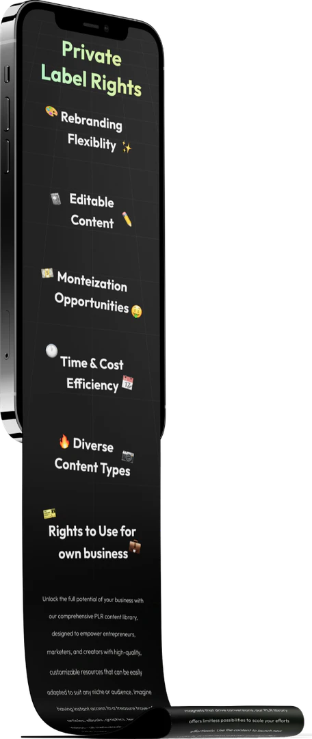 Assetbay PLR products usage example