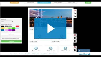 Astonish Email creating email usage step screenshot