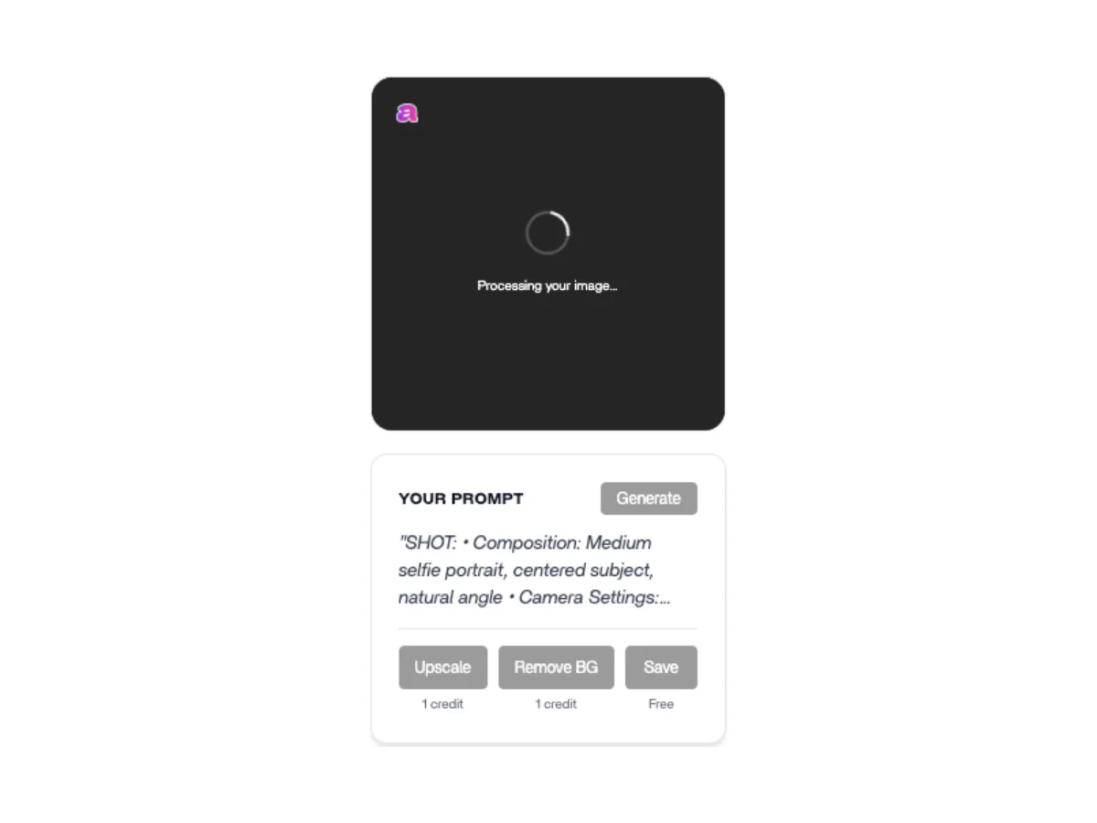 Aura for Creators AI generates content