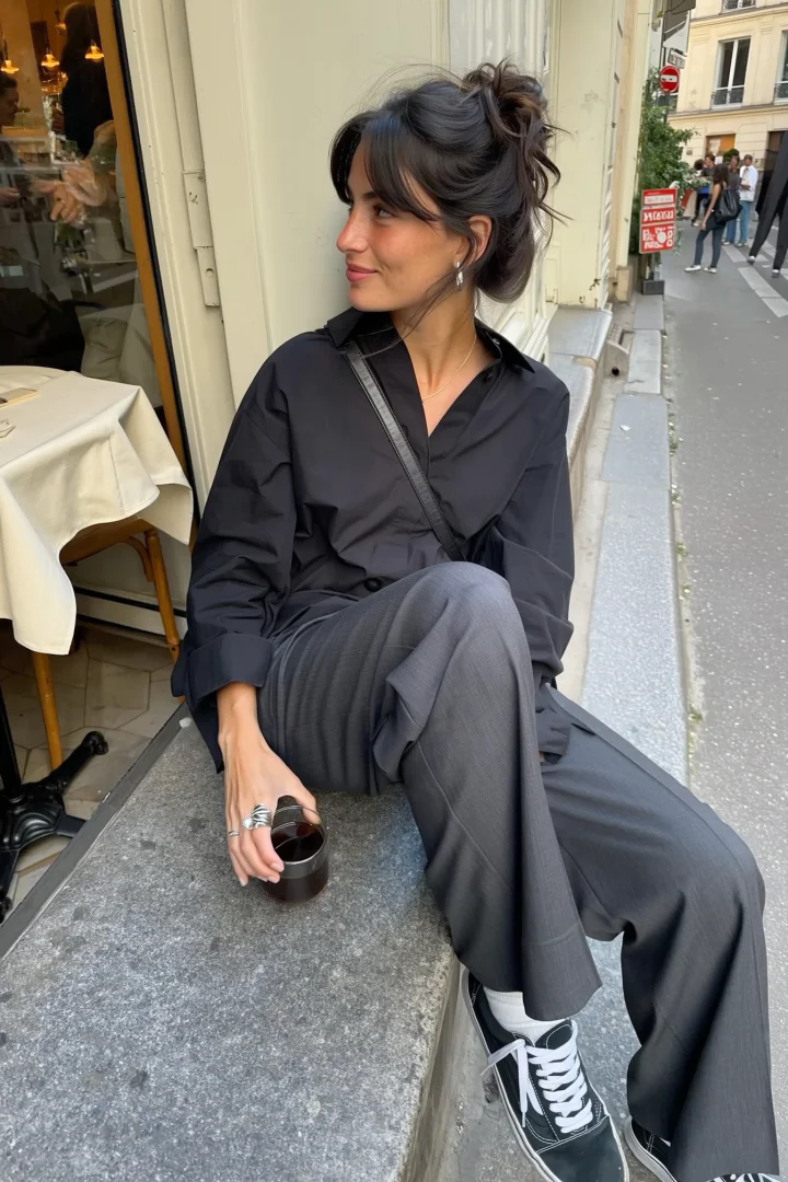 Aura for Creators AI generated Paris cafe portrait