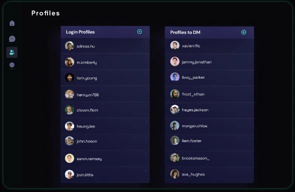 Autolead multi-account sending feature