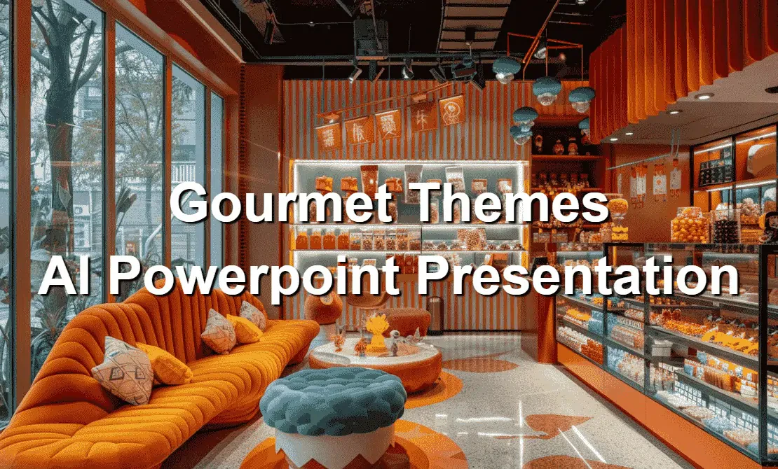 Autoppt gourmet theme PowerPoint presentation