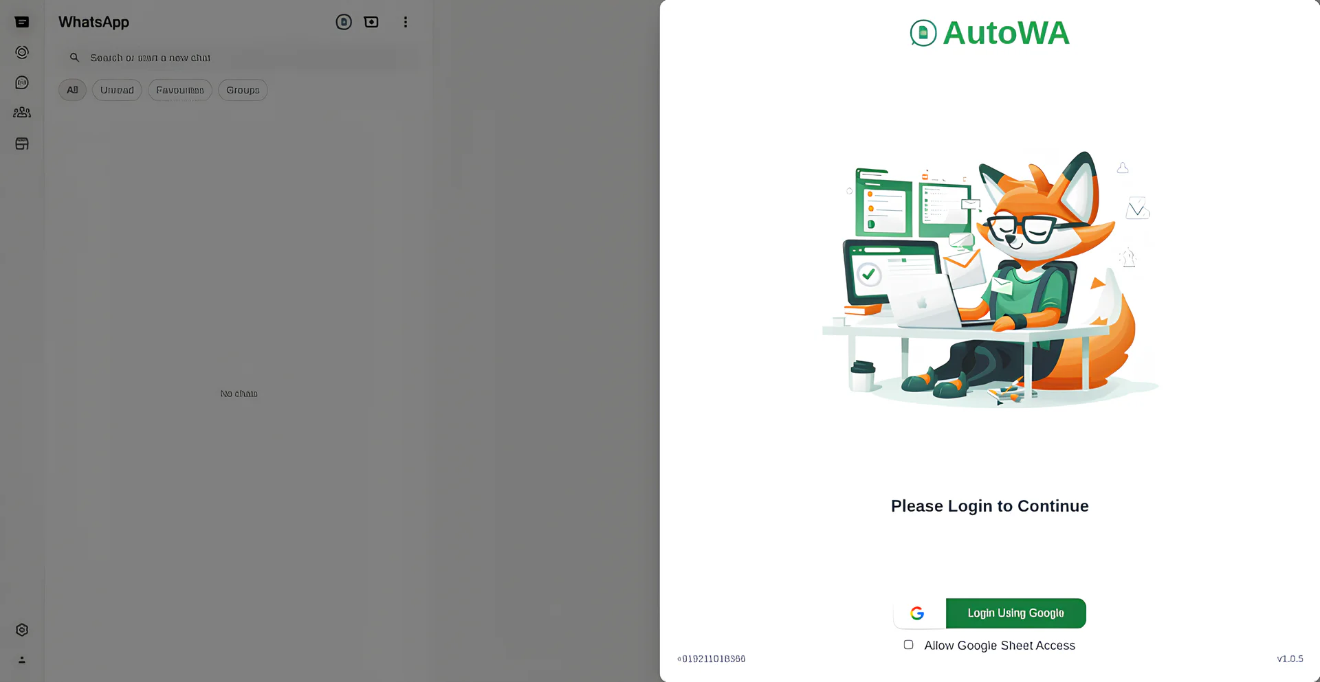 AutoWA product overview and interface
