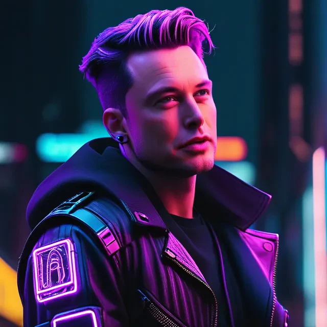 Avatarify-ai Neon Punk style avatar