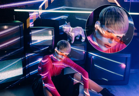 AVCLabs Video Enhancer AI feature demonstration