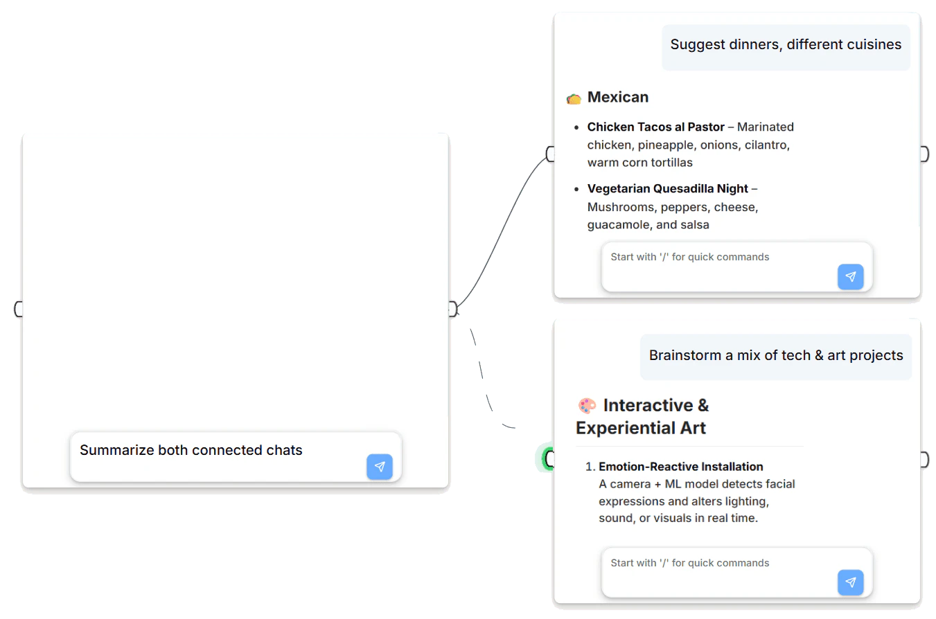 Axellai workspace connection interface in light mode