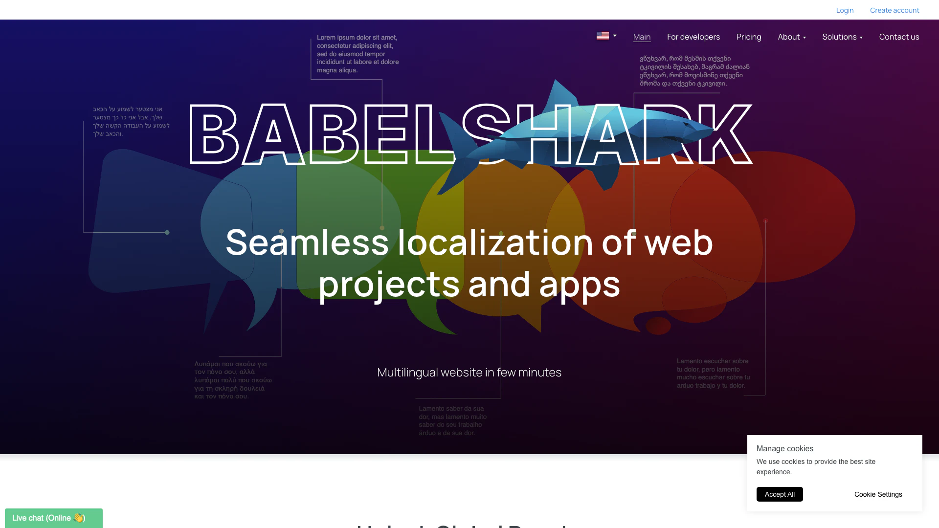 Babelshark screenshot