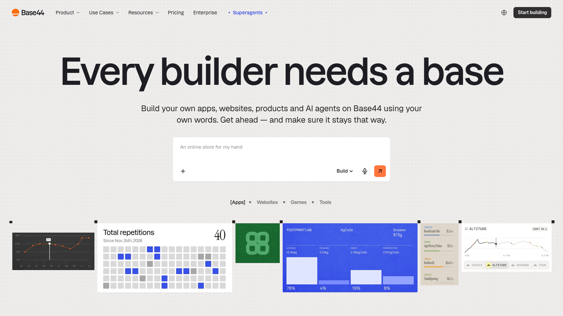 Base44 screenshot