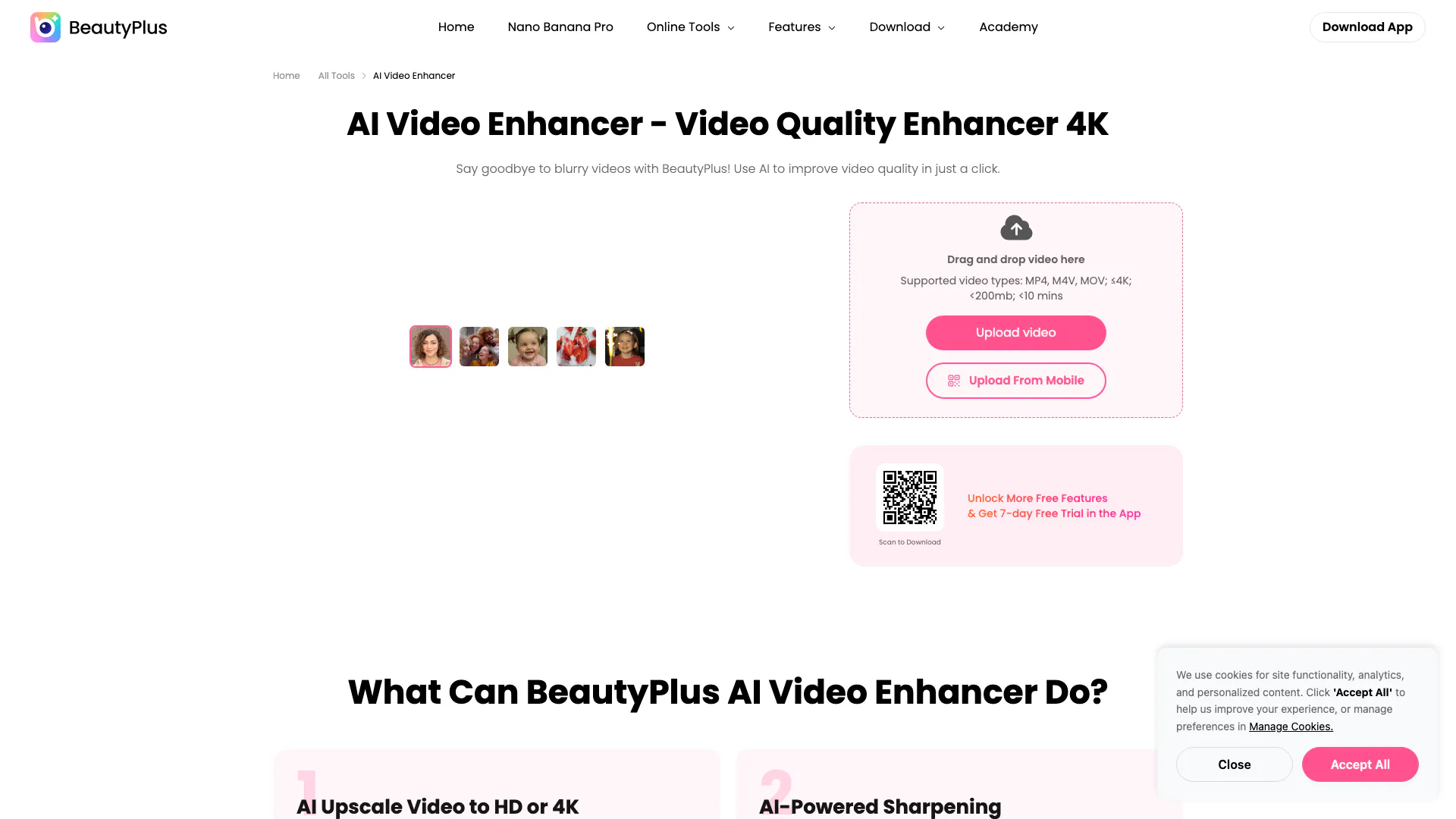 Beautyplus screenshot