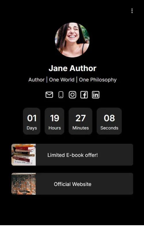 Beckli use case example showcasing countdown feature