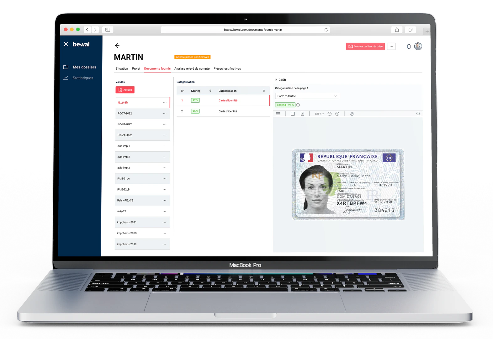 Bewai IDP Documents In Decision Out product overview