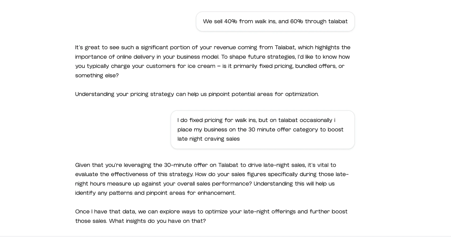 Bizzyai dashboard showing startup revenue growth and analytics