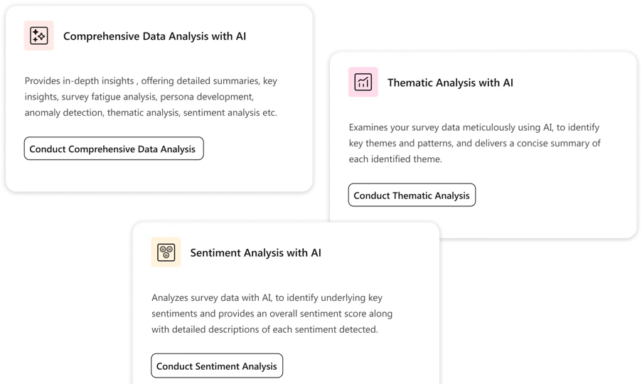 BlockSurvey AI data analysis feature