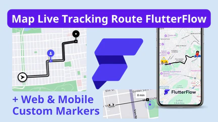 Blupry feature demonstration of live tracking map