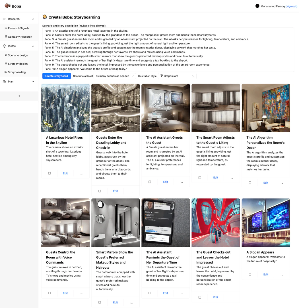 Boba Ai use case example in hotel industry