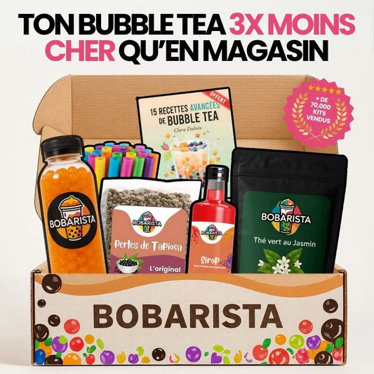Bobarista bubble tea kit overview