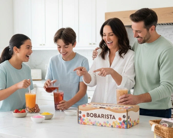 Bobarista family activity scenario