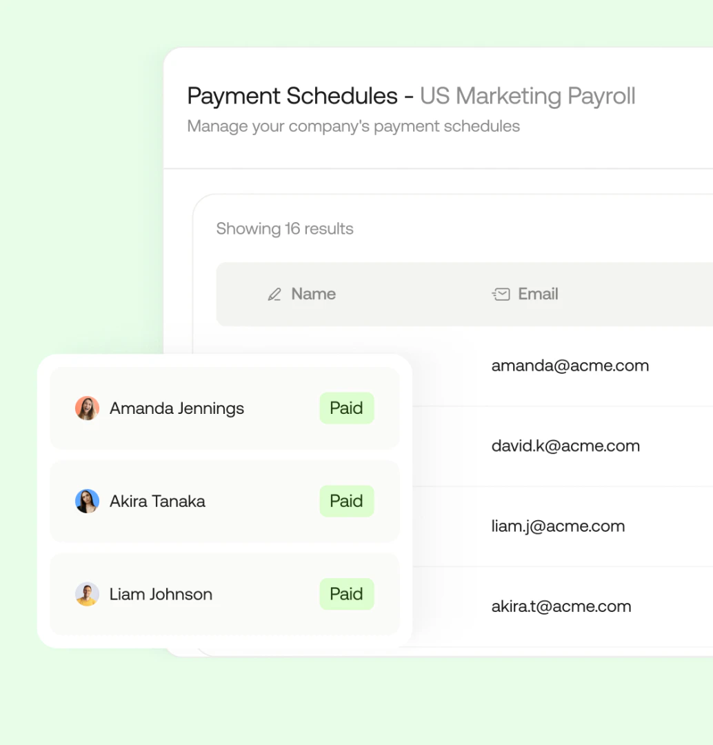Bolto use case example - Global payroll management