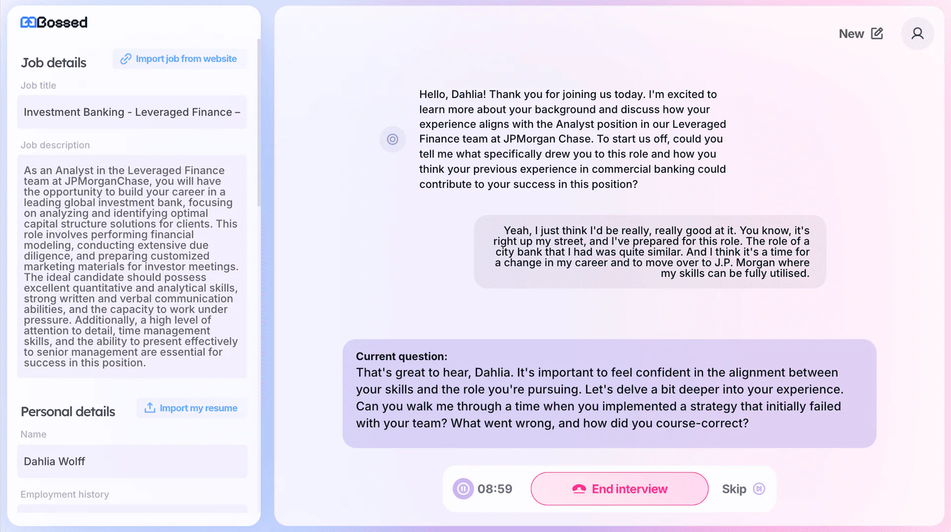 Bossedai product overview and interface