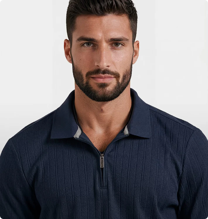 Botika AI fashion model displaying Perry Ellis outfit