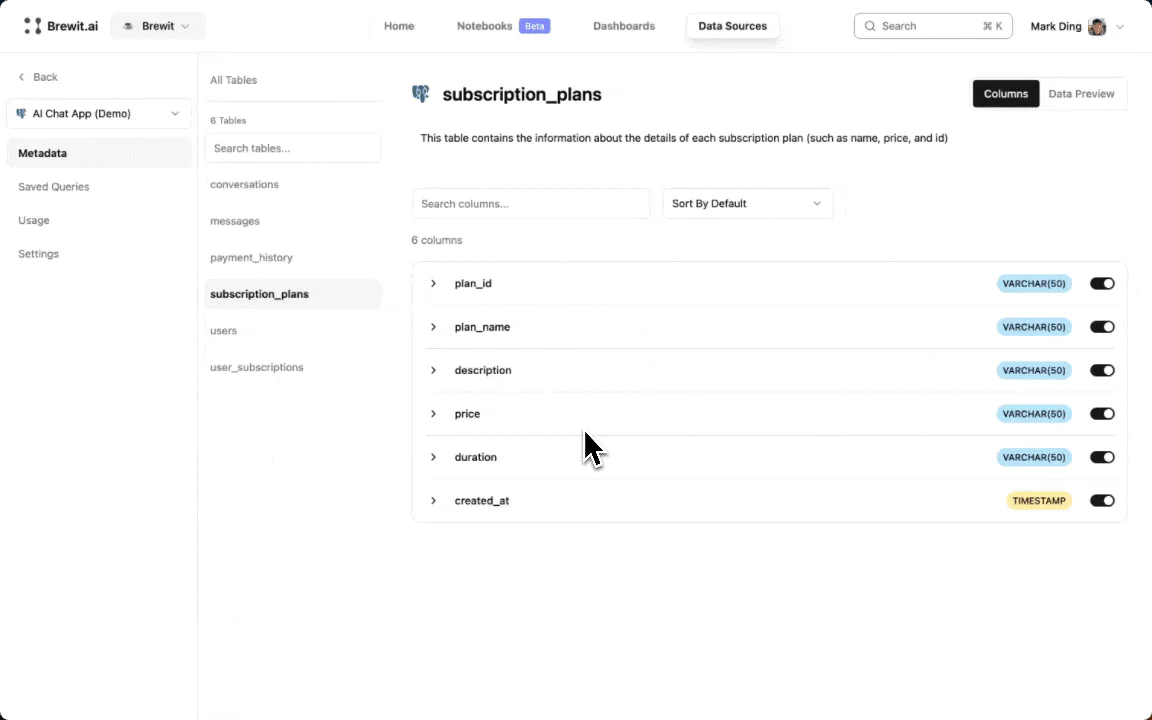 Brewitai feature demonstration