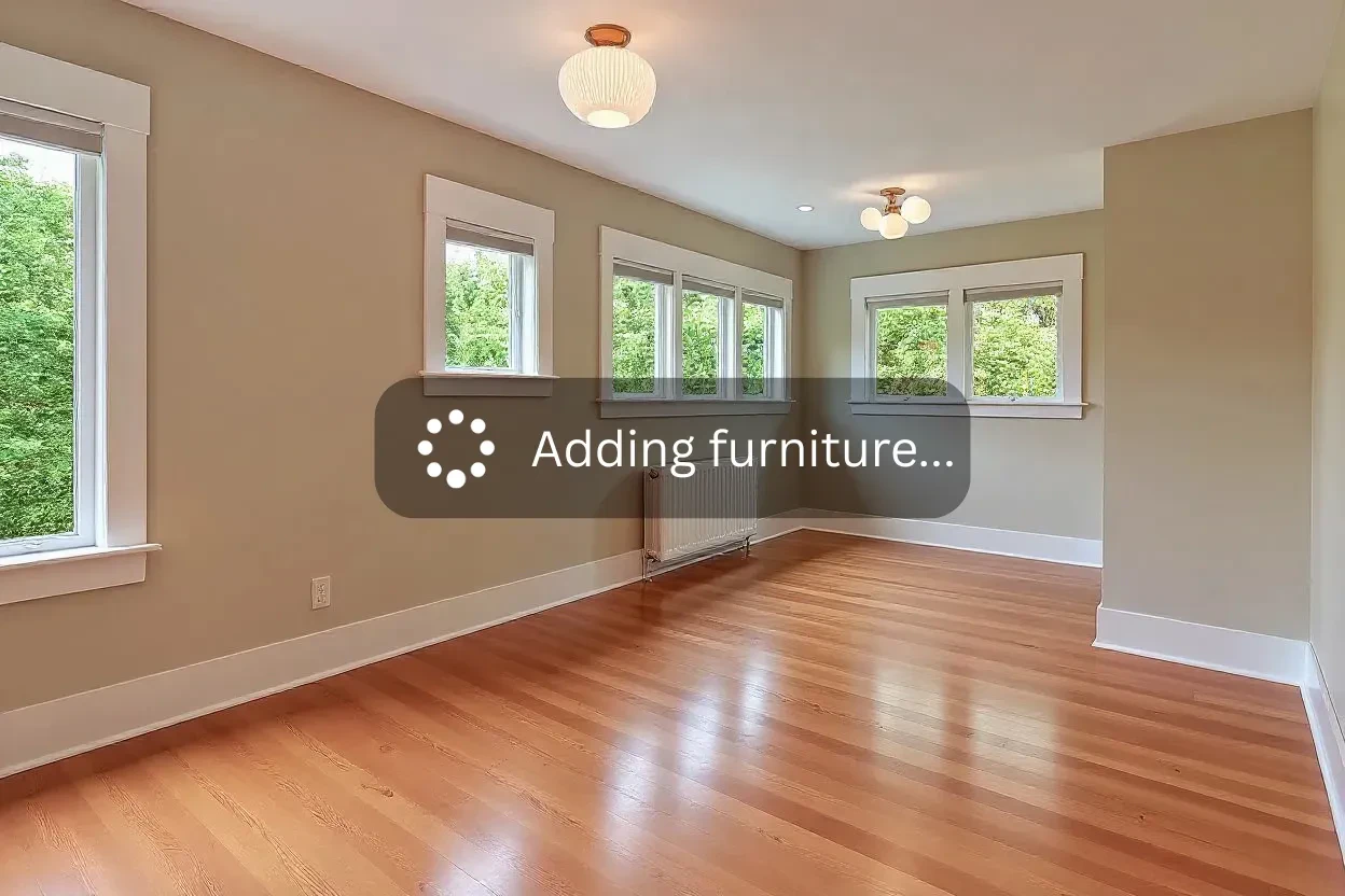 AI processing image with BrightShot