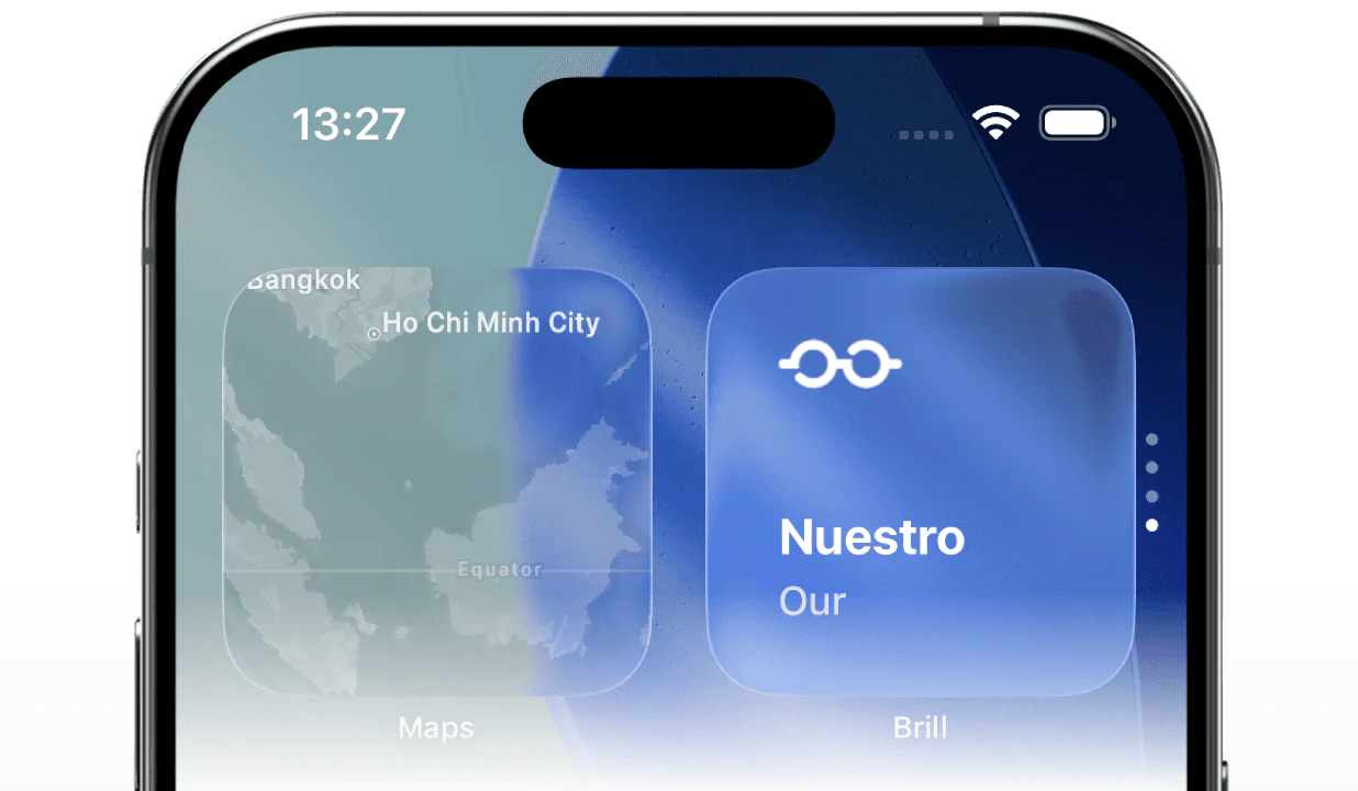 Brillapp widget customization options