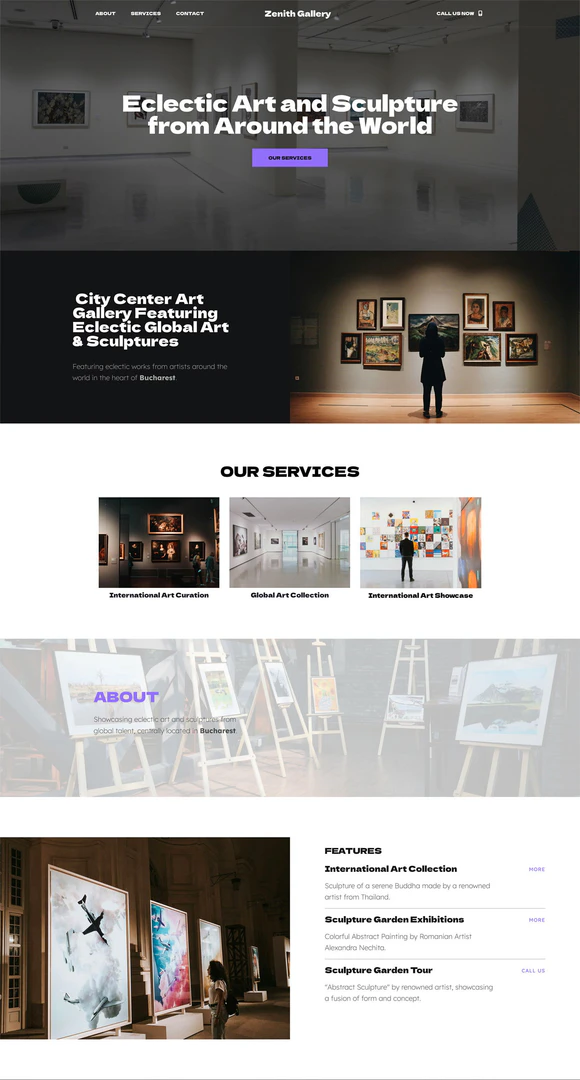 Brizy AI website builder use case example