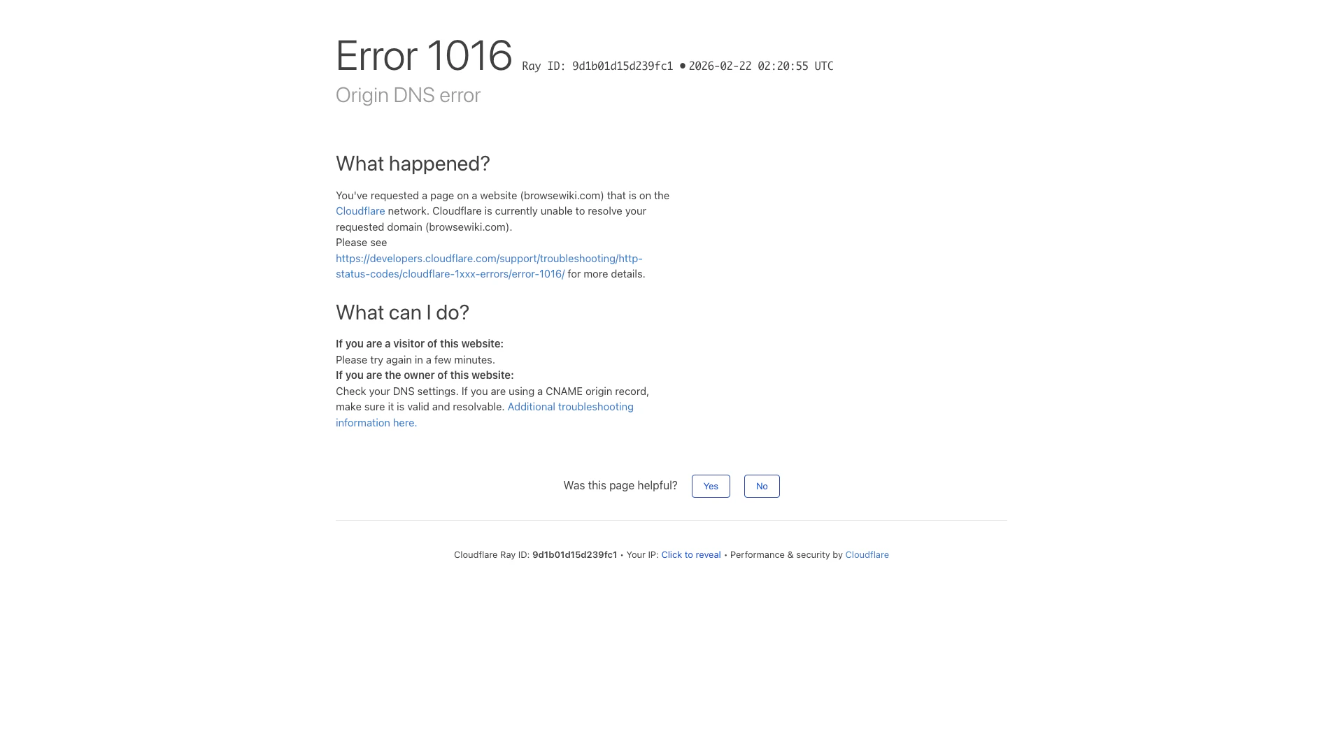 Browsewiki website screenshot showing Browsewiki is currently unavailable due ... interface and features