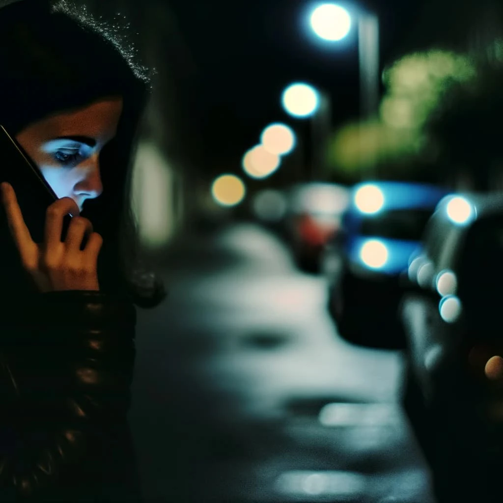 BuddyAI safety companion on phone