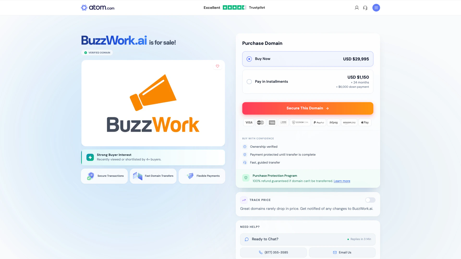 Buzzworkai screenshot