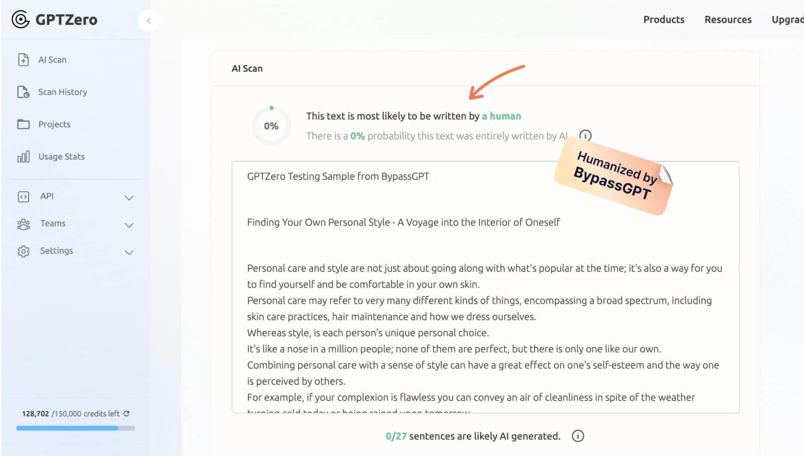Bypassgptai feature demonstration