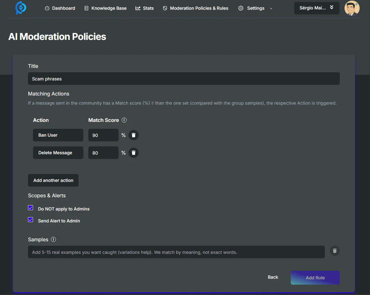 C12sai content moderation demonstration