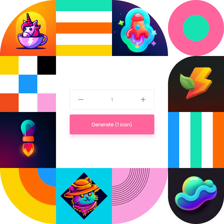 CandyIcons user scenario showing app icon generation